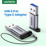 Adaptador-M-H-Usb-A-3.0---In-Usb-C-3.1-Aluminio-Silver-Ugreen-Us276-Cables-y-Adaptadores