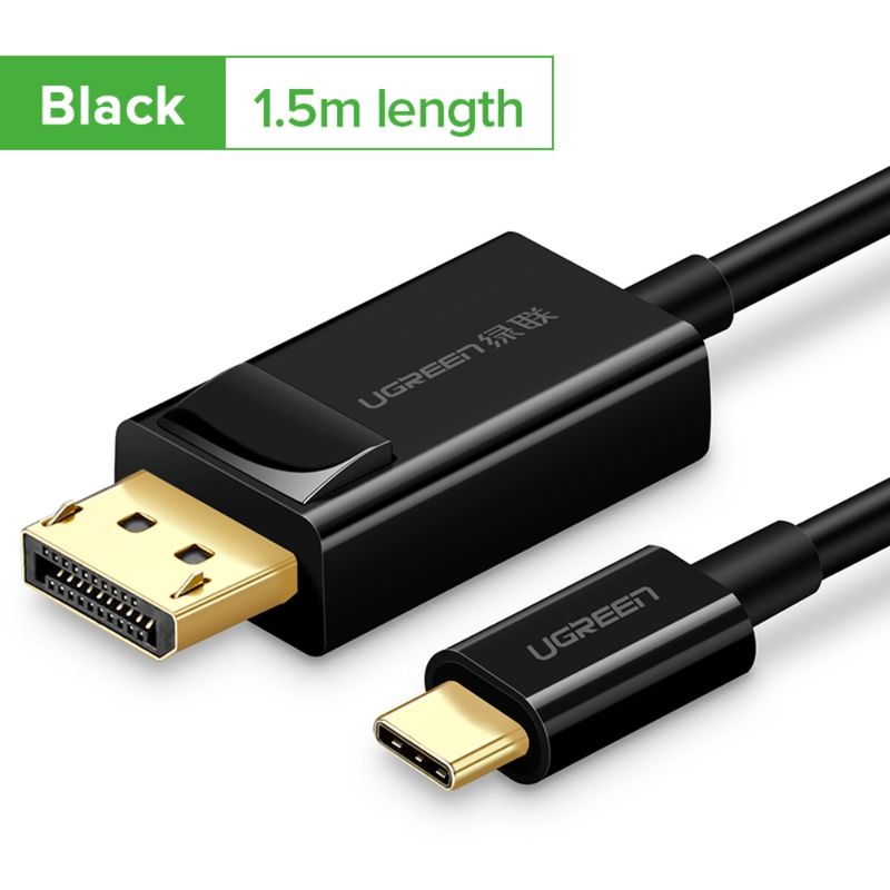 Cable-De-Video-Usb-C---Displayport-4K-30Hz-1.5M-Blanco-Ugreen-Mm1139-Cables-Adaptadores-y-Hub