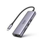 Multipuerto Usb-C / (1Hdmi 4K/60Hz)+(2Usb 3.0)+(Sd/Microsd)+(Rj45 Gigabit)+(Inusb-C Pd) Ugreen Cm512 Cables Adaptadores y Hub