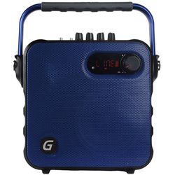 MASTER-G PARLANTE BLUETOOTH KARAOKE AZUL CON MICROFONO MASTER G