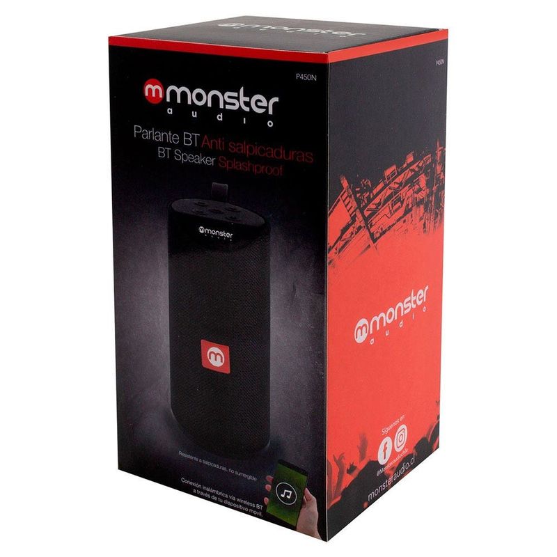 Parlante-Bluetooth-Fm-Sd-Aux-Mic-Negro-Monster-Portatiles