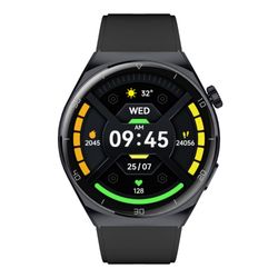 AIWA RELOJ INTELIGENTE REDONDO AMOLED MARCO METALICO