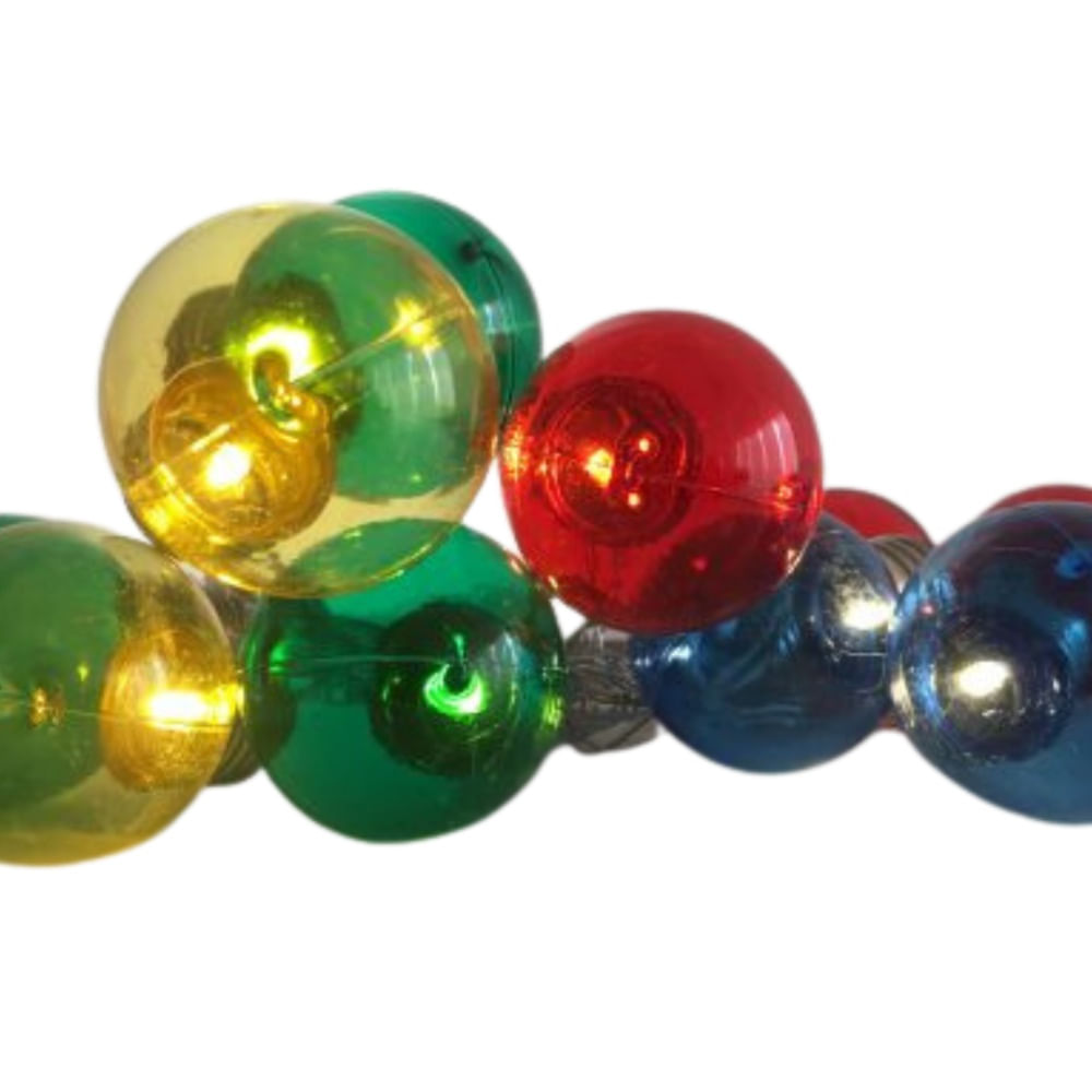 LEDZONE LUCES DECO 10 LUCES DE COLOR TRANSPARENTE  G-LZ-8026
