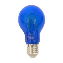 LEDZONE AMPOLLETA LED A60 AZUL E27 6W