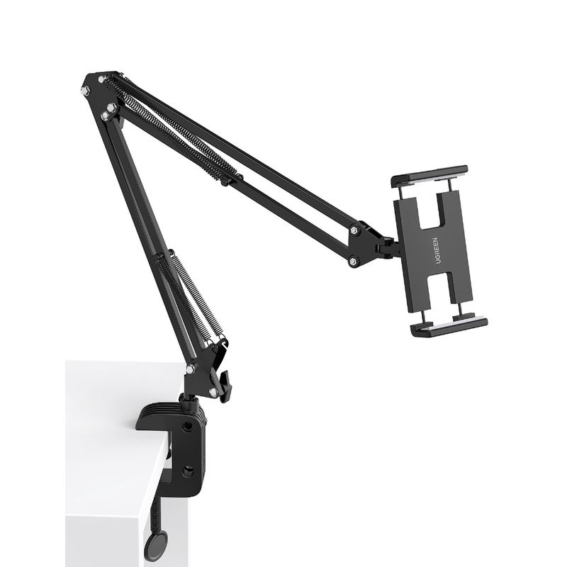 Soporte-Universal-Escritorio-Tipo-Brazo-Para-Celular-Tablet--4-12.9--Metal-Abs-Negro-Ugreen-Lp142-Soportes-y-Aros-de-Luz