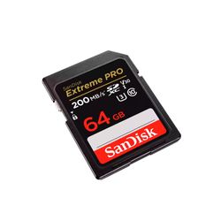 SANDISK TARJETA DE MEMORIA SD 64GB EXTREME PRO R200MB/S - W90MB/S 633X