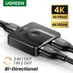 Switcher-Hdmi-2.0-2X1-4K-60Hz-Bi-Direccional-Negro-Ugreen-Cm217-Hdmi