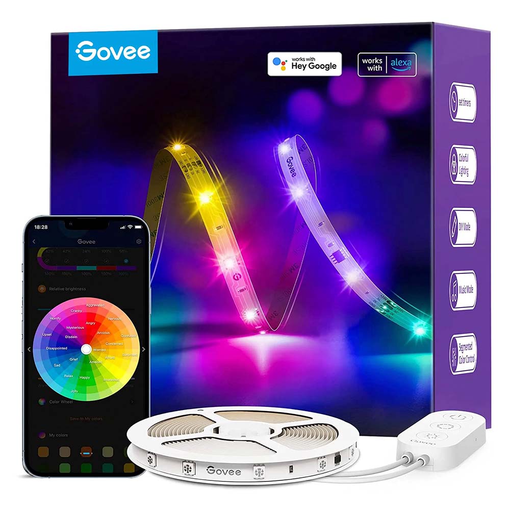 GOVEE TIRA DE LUCES LED RGBIC BASIC WI-FI + BLUETOOTH