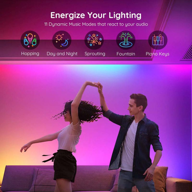 TIRA-DE-LUCES-LED-RGBIC-BASIC-WI-FI---BLUETOOTH-GOVEE