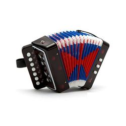 NUTECH ACORDEON DE NIÑO 7 NOTAS BLACK