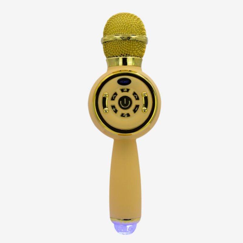 MICROFONO-KARAOKE-TWS-RGB-AMARILLO