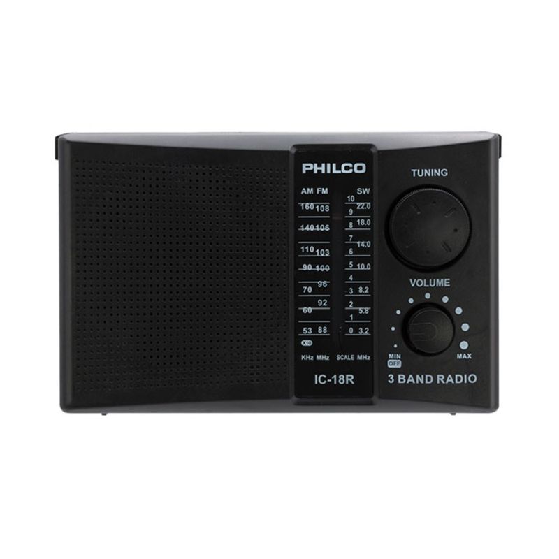 RADIO-RECARG.-AM-FM--USB-SD-PHILCO