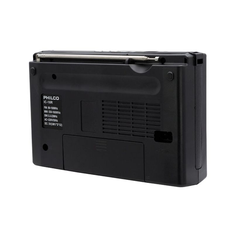 RADIO-RECARG.-AM-FM--USB-SD-PHILCO