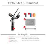 Estabilizador Camara Y Celular Zhiyun Crane-M2 S Accesorios Grabación