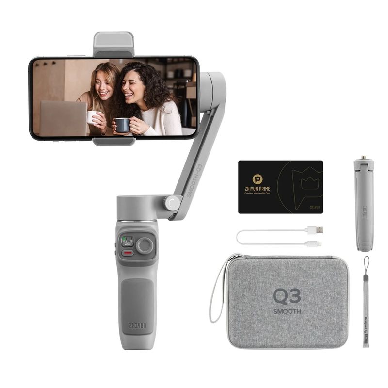 ZHIYUN COMBO ESTABILIZADOR CELULAR SMOOTH-Q3 + TRIPODE