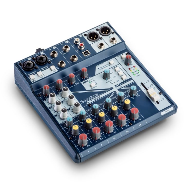 MEZCLADOR-SOUNDCRAFT-NOTEPAD-8FX