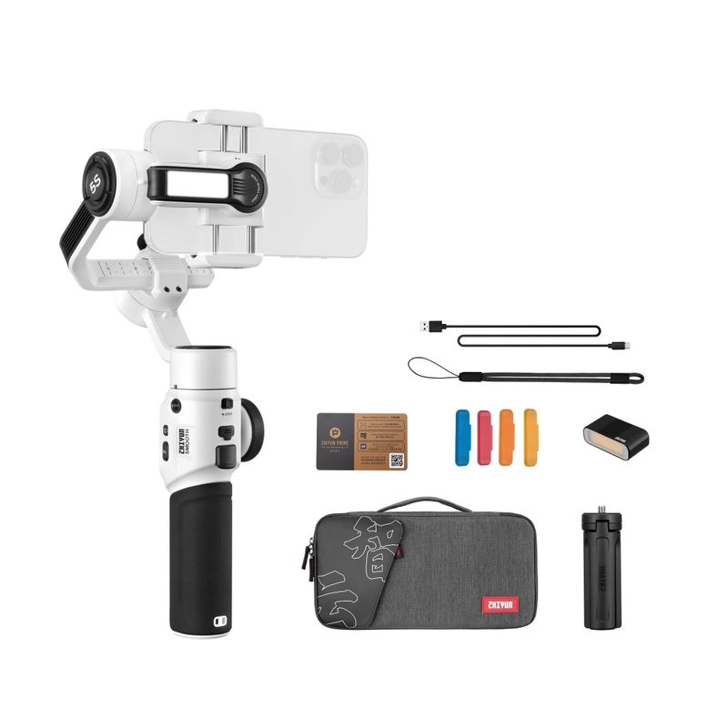Estabilizador-Celular-Zhiyun-Smooth-5S-Combo-Accesorios-Grabacion