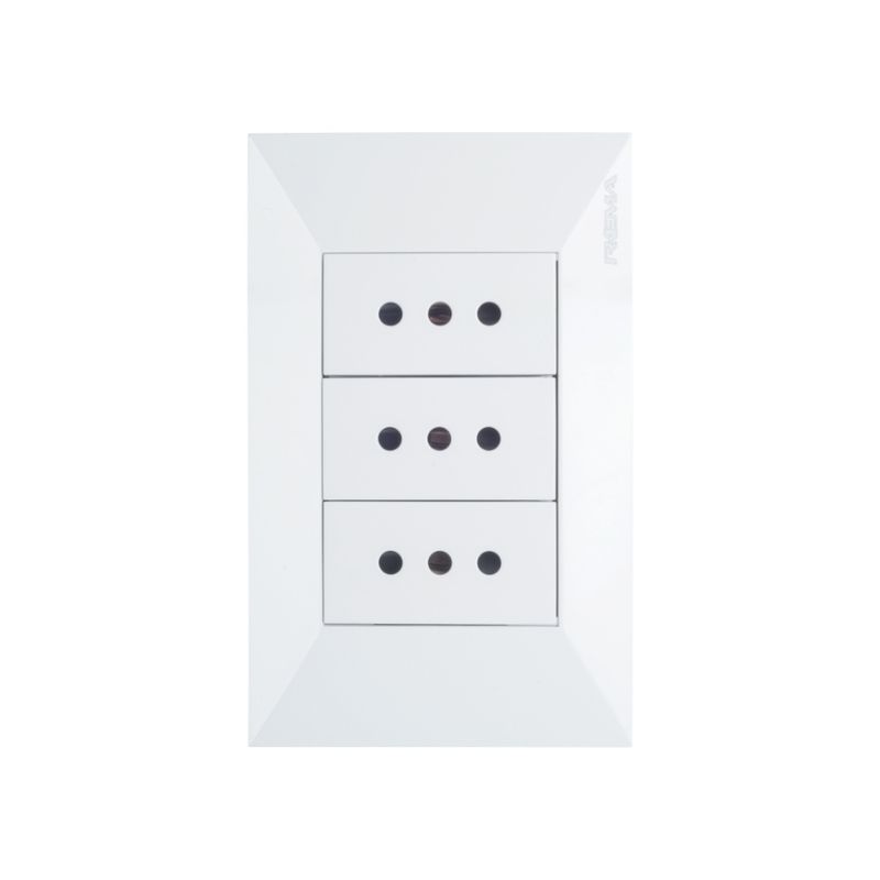 PLACA-ENCHUFE-HEMBRA-TRIPLE-10A-250V-MARFIL