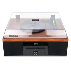 TORNAMESA JAZZ AUDIO 70s JEWEL BLUETOOTH + CD + RADIO FM