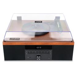 TORNAMESA JAZZ AUDIO 70's JEWEL BLUETOOTH + CD + RADIO FM