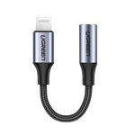 Adaptador-De-Audio-Lightning-Jack-3.5Mm-Estereo-Mfi-Certified-Negro-Ugreen-Us211-Cables-y-Adaptadores