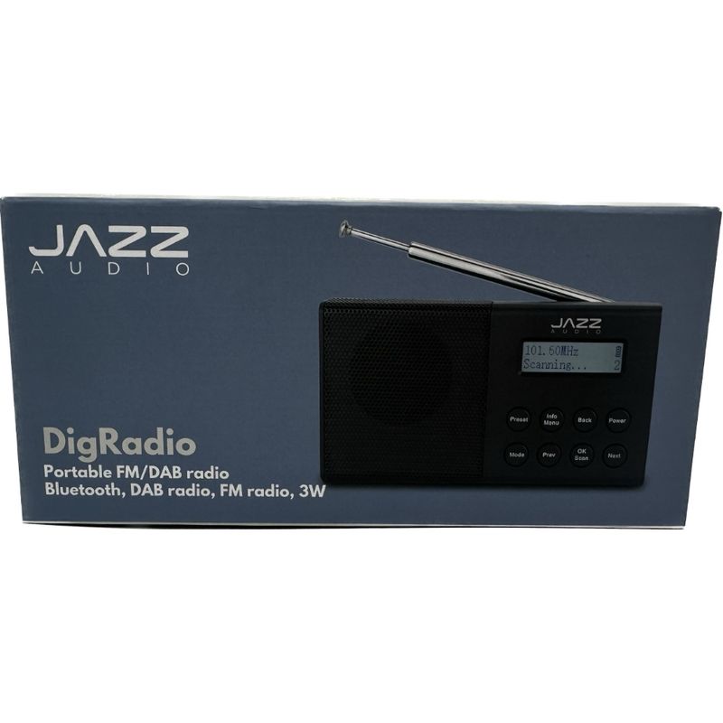 Radio Digital FM – Mini Pocket DAB/DAB+ (Recargable, audífonos