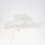 LETRERO ESTILO NEON FELIZ CUMPLEANOS GEN