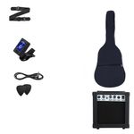 Pack Bajo Electrico Con Amplificador Y Accesorios Medina Seb001 Set Bajos Eléctricos