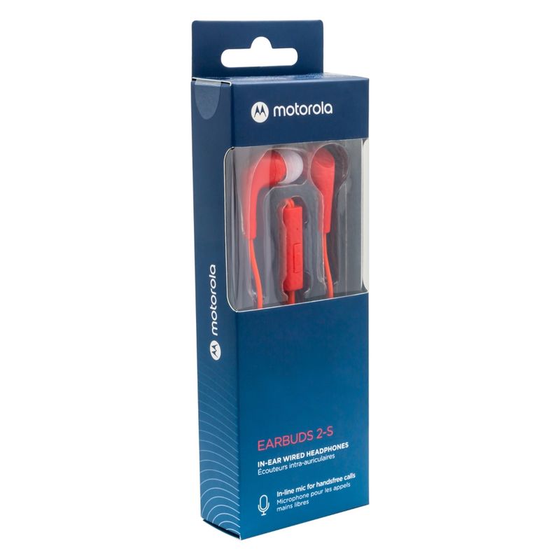 MOTOROLA-AUDIFONO-EARBUDS-2-MANOS-LIBRES-ROJOS