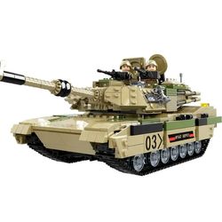 WOMA ARMABLE TANQUE MILITAR CAFÉ C0125 1074 PIEZAS
