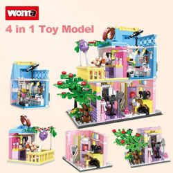 WOMA ARMABLE EDIFICIO 4 EN 1 THE FAIRY LAND C0255 880 PIEZAS
