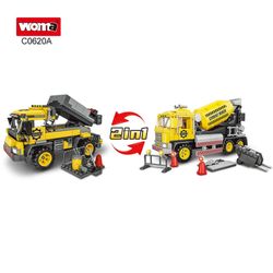 WOMA ARMABLE CAMION DE CONSTRUCCION C0620A 394 PIEZAS