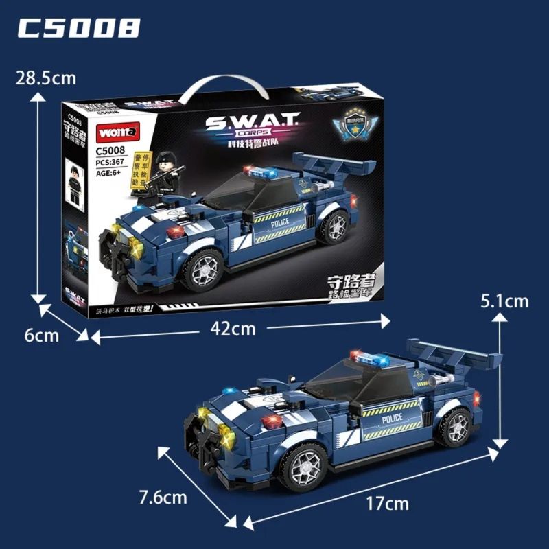 WOMA AUTO DE POLICIA SWAT C5008