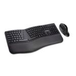 KENSINGTON COMBO TECLADO + MOUSE ERGONOMICO INALAMBRICO PRO FIT NEGRO