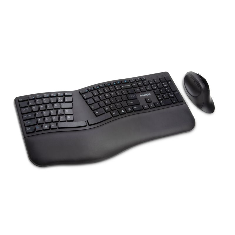 KENSINGTON COMBO TECLADO + MOUSE ERGONOMICO INALAMBRICO PRO FIT NEGRO