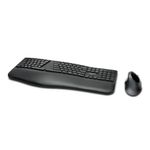 KENSINGTON COMBO TECLADO + MOUSE ERGONOMICO INALAMBRICO PRO FIT NEGRO