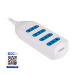 PHILCO-ALARGADOR-MULTIPLE-4-POS.-1.50-MTS-BLANCA-