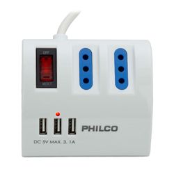 PHILCO ALARGADOR DE ESCRITORIO USB 3 POS 2043B