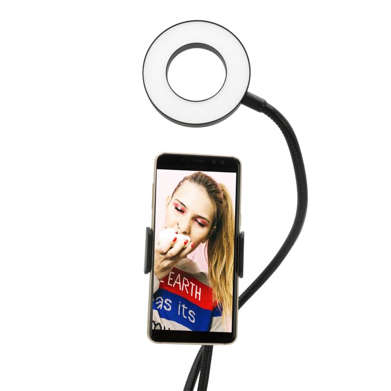 PHILCO-SOPORTE-TIPO-CLIP-PARA-SMARTPHONE-CON-ARO-DE-LUZ