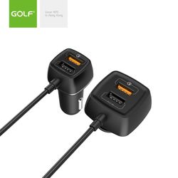 CARGADOR AUTOMOVIL 4USB 60W MAX CONEXION FRONTAL BLACK