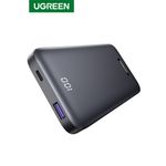 UGREEN-BATERIA-PORTATIL-10.000MAH-ULTRA-SLIM--PANTALLA-QUICK-CHARGING-20W-GRIS-PB198