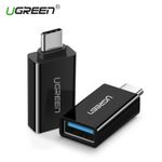 UGREEN-ADAPTADOR-M-H-OTG-USB-C-3.1--USB-A-3.0-PLASTICO-NEGRO-US173