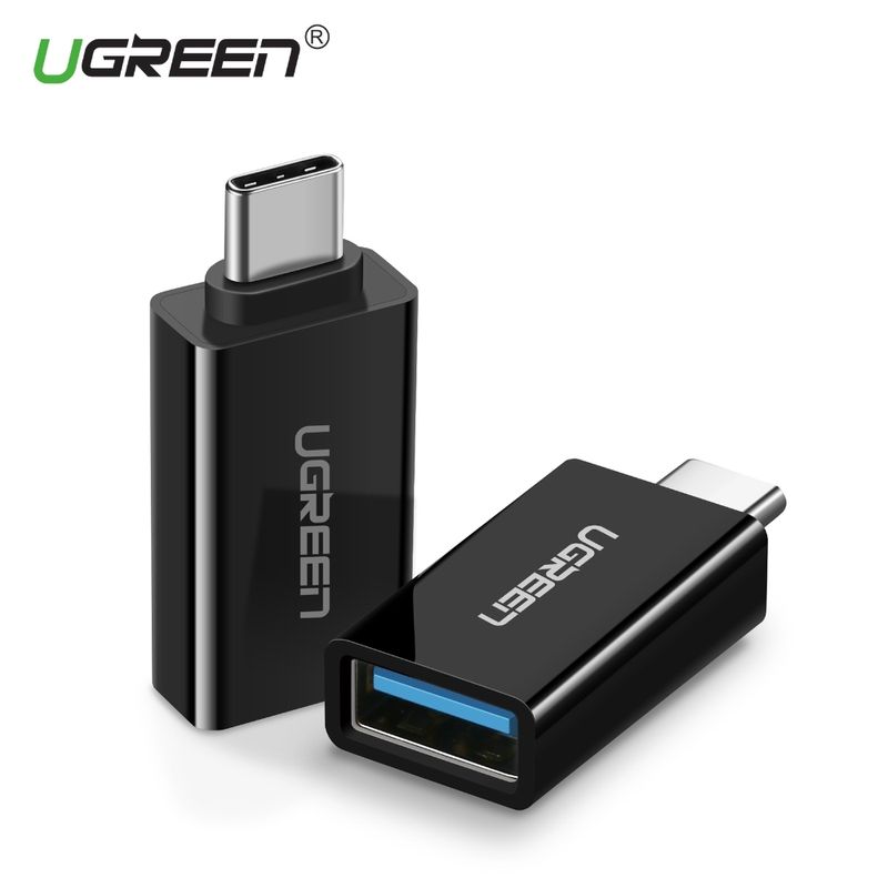 UGREEN-ADAPTADOR-M-H-OTG-USB-C-3.1--USB-A-3.0-PLASTICO-NEGRO-US173
