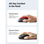 UGREEN-MOUSE-INALAMBRICO-2.4GHZ-ERGONOMICO-NEGRO-MU006