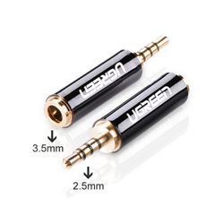 UGREEN ADAPTADOR PLUG 2.5MM A JACK 3.5MM M/H MIC COMPATIBLE 20501