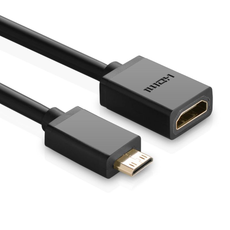 UGREEN CABLE ADAPTADOR MINI-HDMI / HDMI H 20CM NEGRO 20137