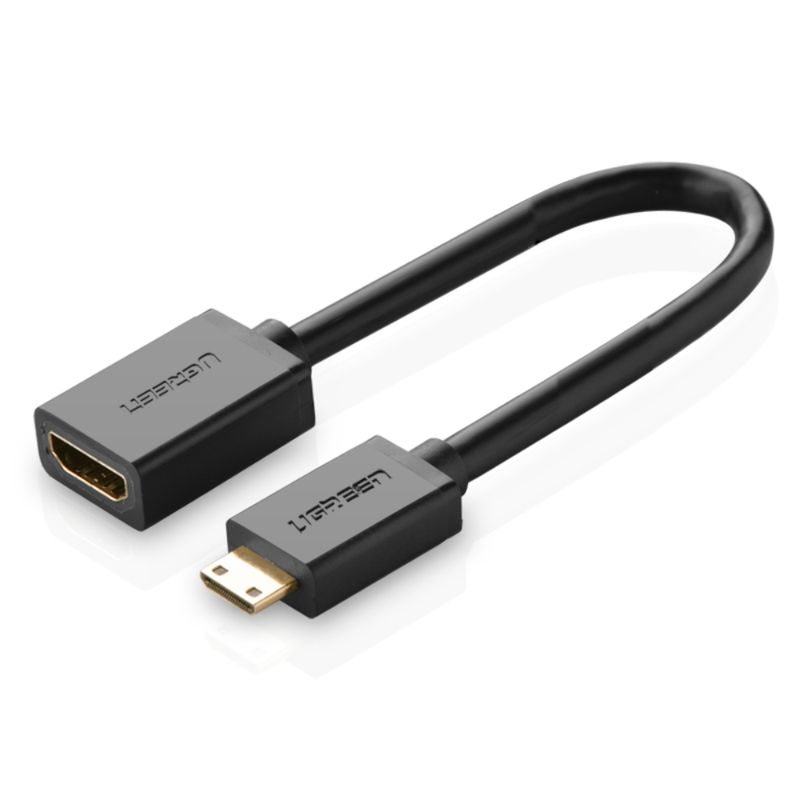 UGREEN CABLE ADAPTADOR MINI-HDMI / HDMI H 20CM NEGRO 20137