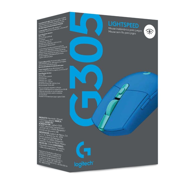 LOGITECH-MOUSE-LOGITECH-G305-BLUE