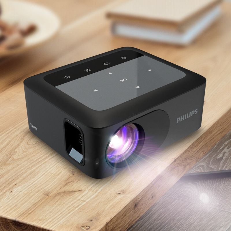 PHILIPS MINI PROYECTOR HD 100 ANSI NEGRO NEOPIX 110 WIFI DUAL BAND