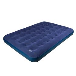 DOITE COLCHON INFLABLE TUSCANY DOBLE INFLADOR DE PIE AZUL